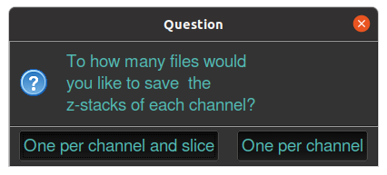 Saving 3D TIFF