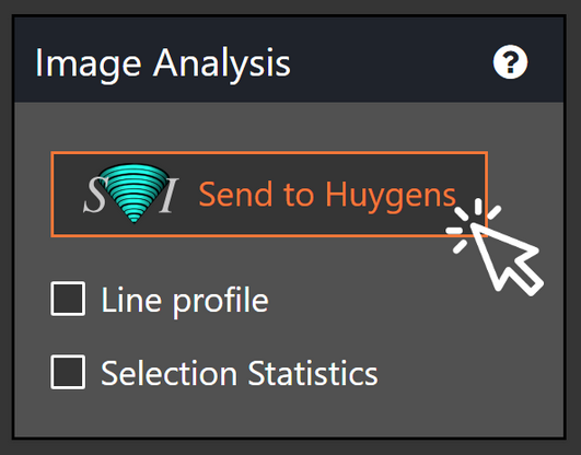 Send TO Huygens Button Crop