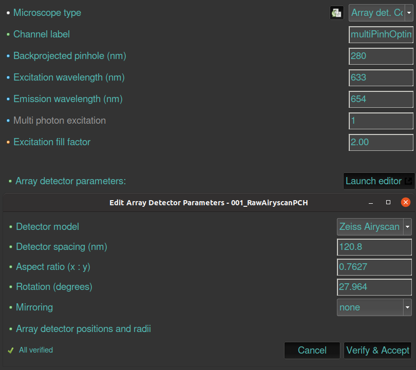 ArrayDetectorParameters
