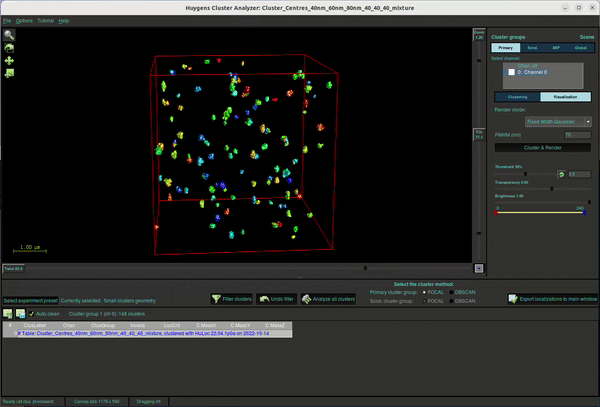 Cluster Analyzer General Screenshot Id Labels